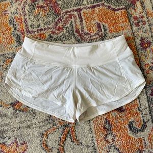 Speed Up Shorts - White